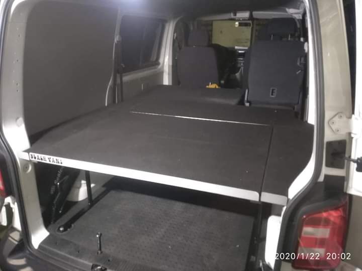 Kit de cama para Volkswagen Transporter T5/T6 2ª Fila (Corta)